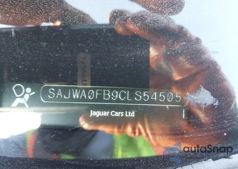 2012 Jaguar Xf z USA, uszkodzony, nr VIN SAJWA0FB9CLS54505